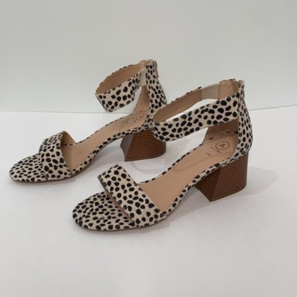 Addition Elle Wide Ankle Strap Cheetah Print Sandal size 10W NWOB - Picture 4 of 9